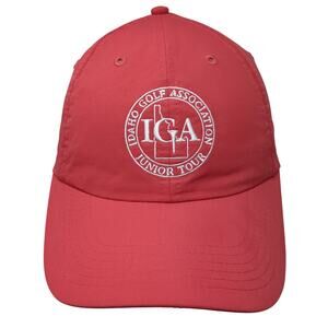Idaho Golf Association Junior Tour Strapback Hat Pink One Size Imperial
